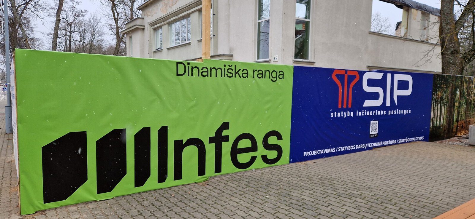 statybų informaciniai stendai