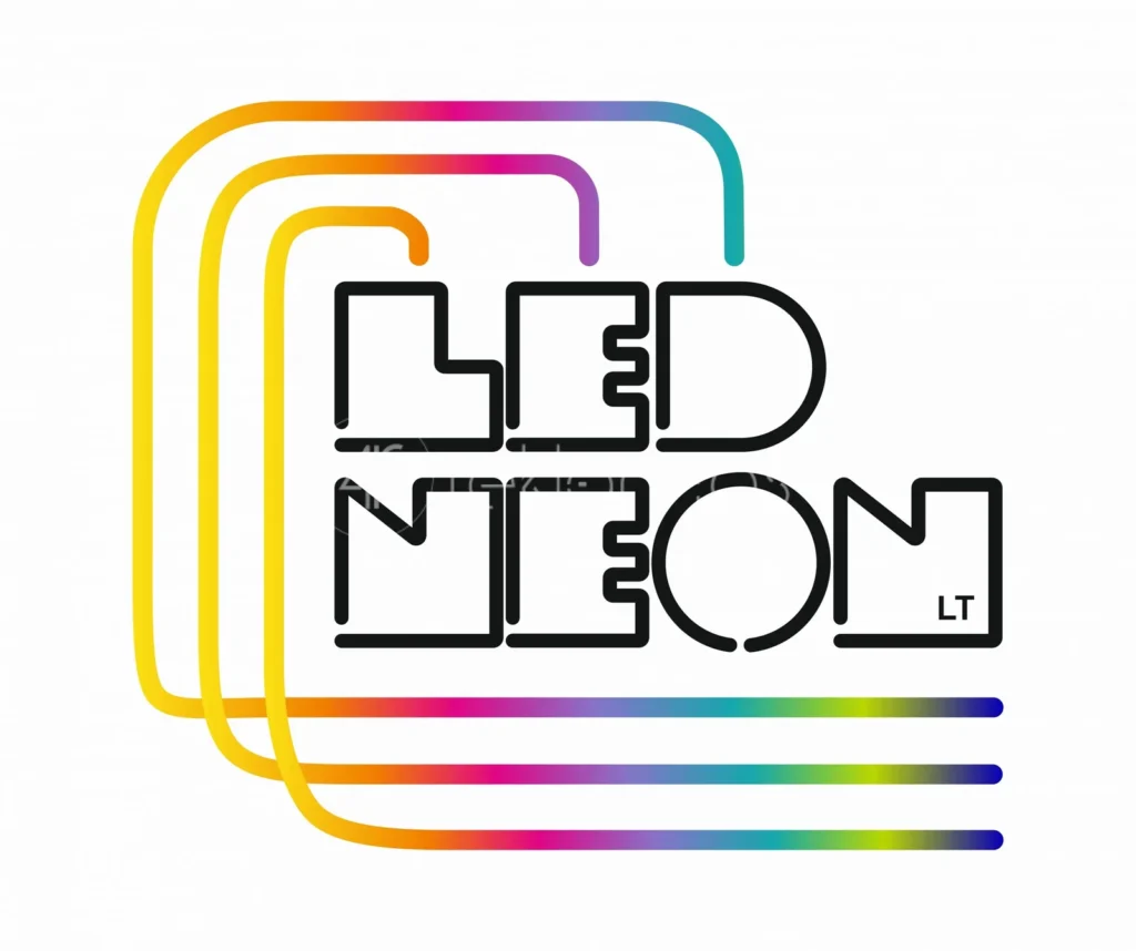 LED neon iškabos namams, verslui ir renginiams