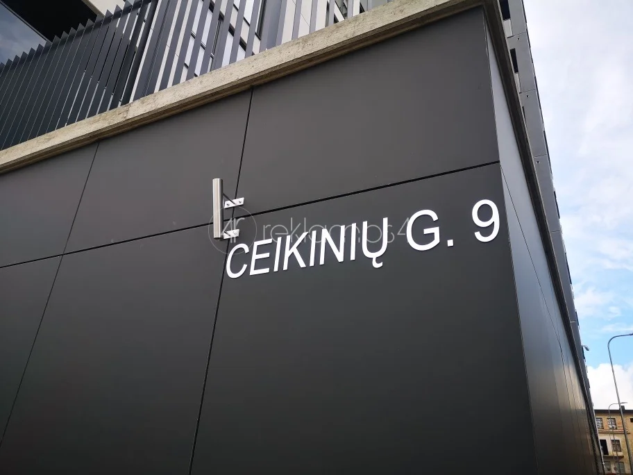 gatvių lentelių, užrašų gamyba